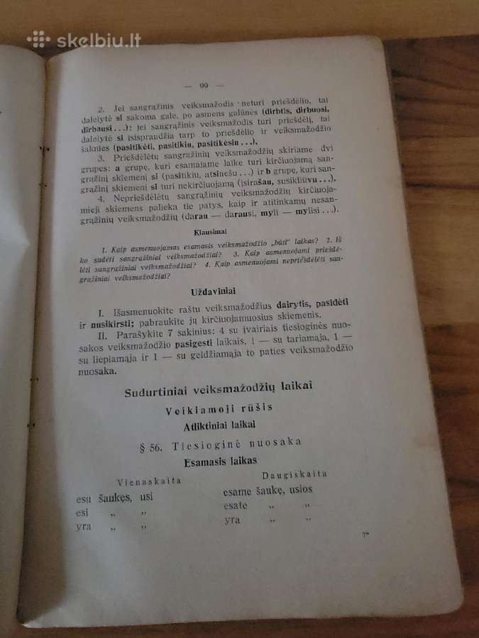 1935 m. Z.kuzmickio "Lietuvių kalbos gramatika" - nuotraukos Nr. 5