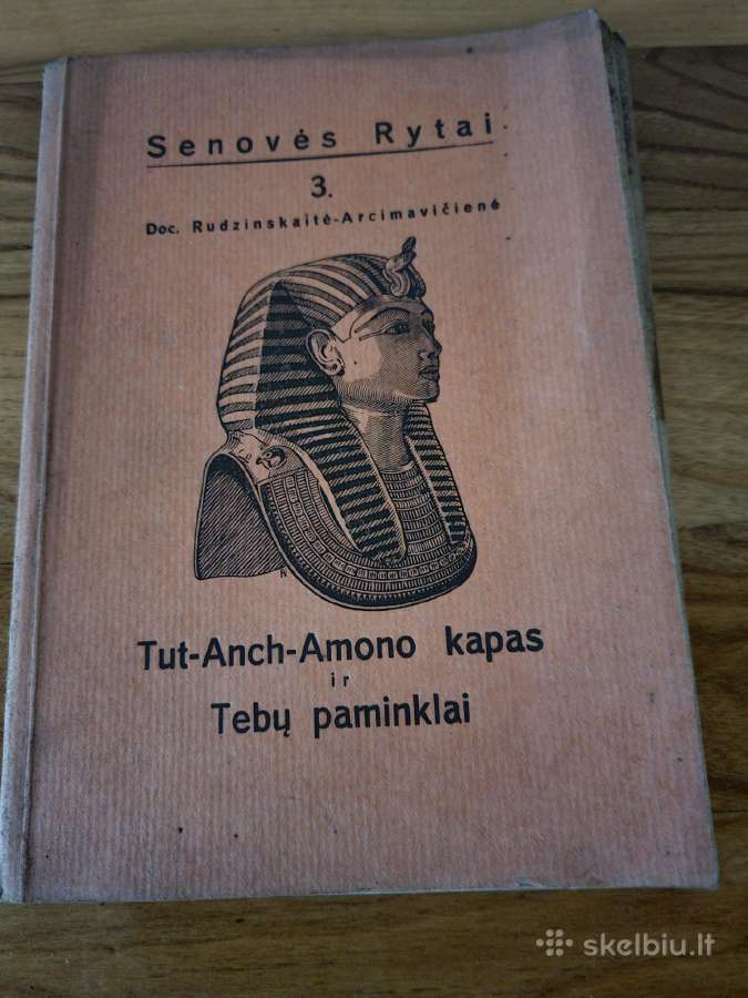 1933 m.m.arcimavičienės knyga "Tutanchamono kapas"