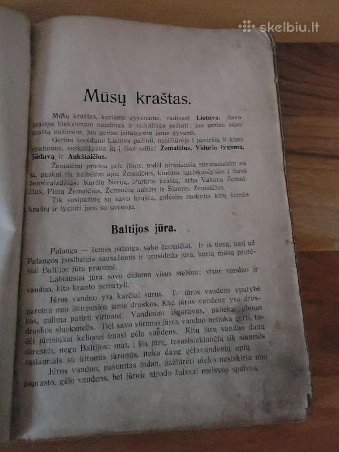 1928 m. S.tarvydo "Geografijos vadovėlis" - nuotraukos Nr. 2