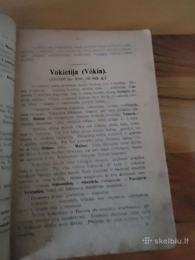 1928 m. S.tarvydo "Geografijos vadovėlis" - nuotraukos Nr. 3