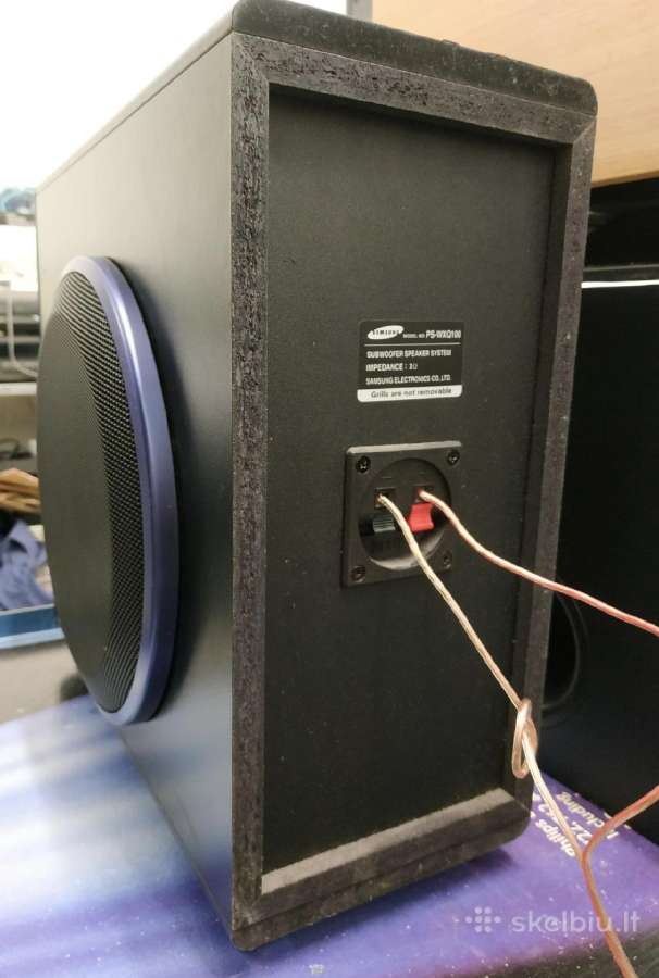 Žemų dažnių kolonėlė Samsung, subwoofer - nuotraukos Nr. 6