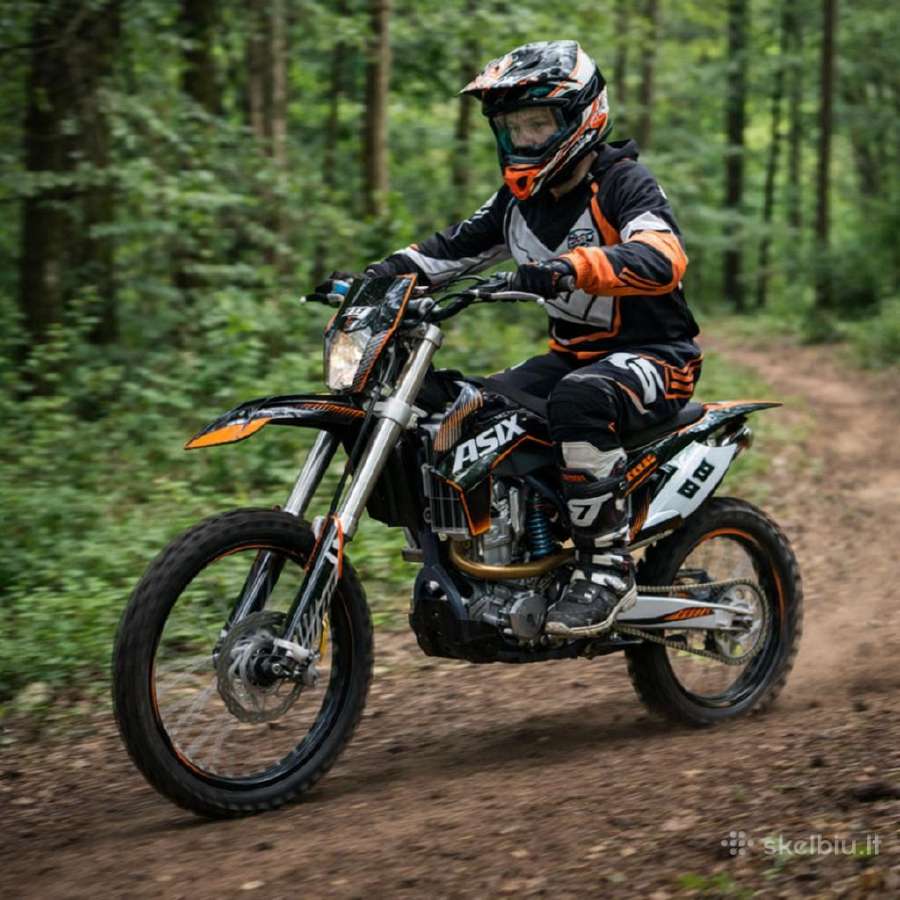 Krosinis motociklas 300cc 21"/18" Asix Xb-39 su el
