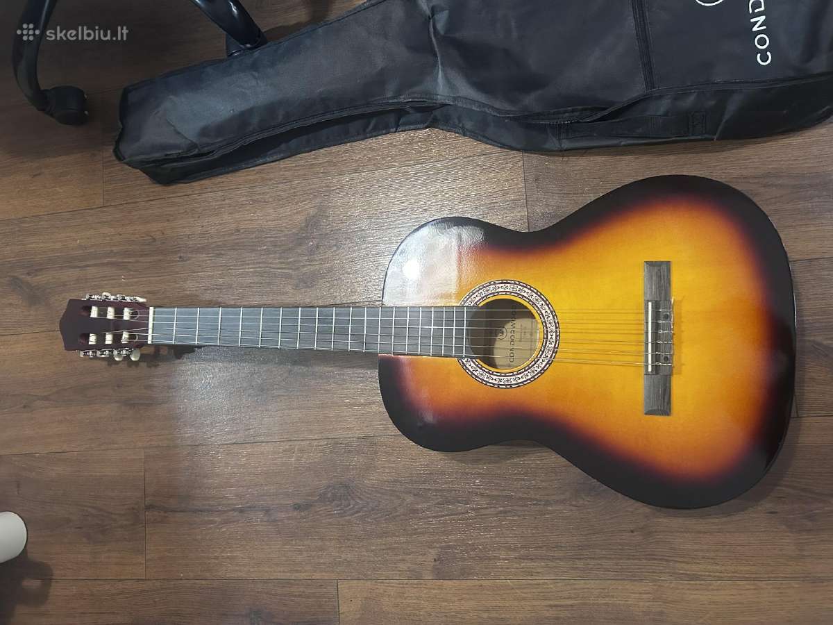 Visiškai nauja ir nepanaudota gitara su priedais - nuotraukos Nr. 2