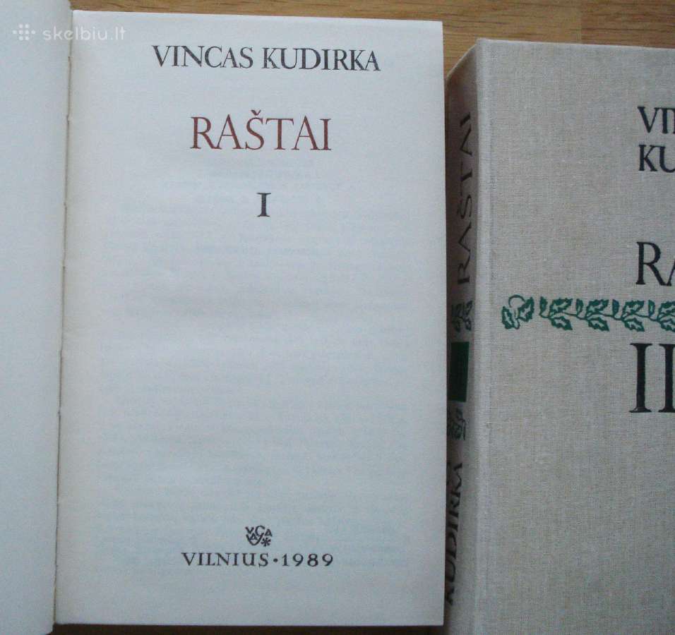 Vincas Kudirka " Raštai II tomai " - nuotraukos Nr. 2