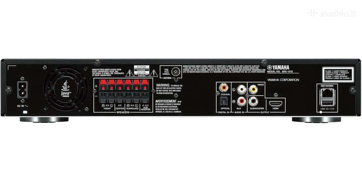 Yamaha Brx-610 Blu-ray Disc Receiver Hdmi arc amp - nuotraukos Nr. 6