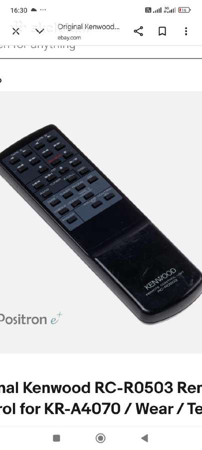 Kenvood RC-r 0503 ieškau pultelio