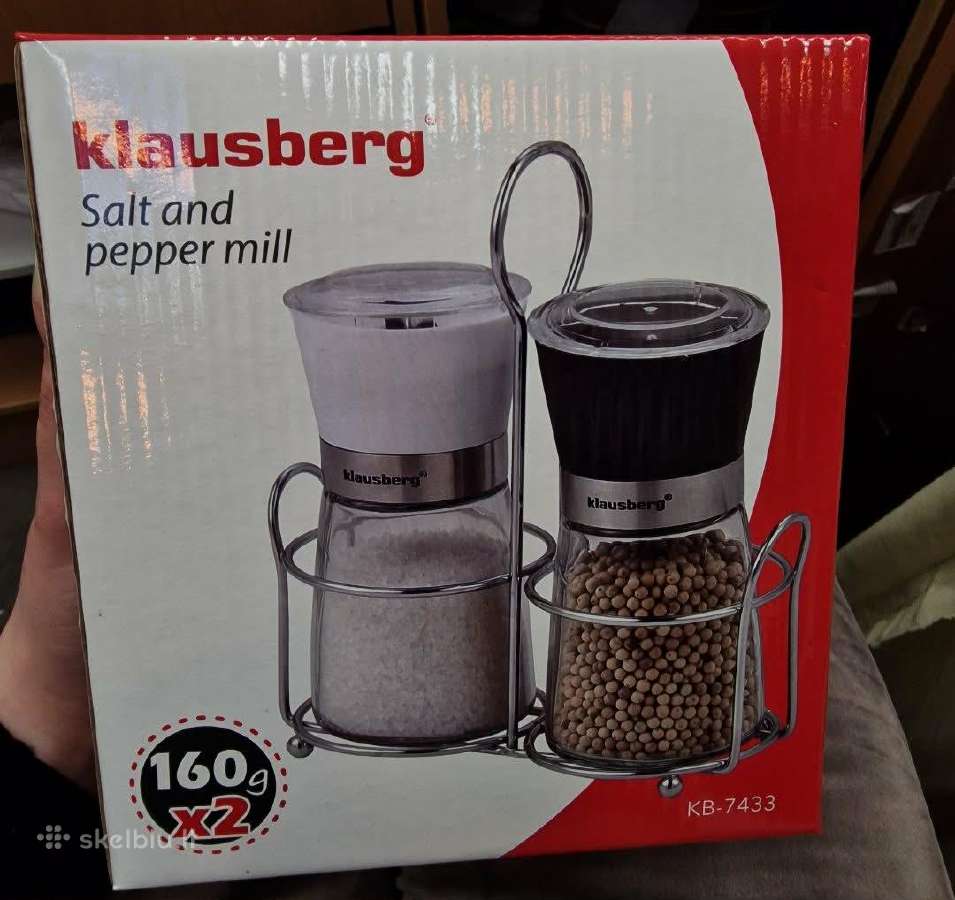 Klausberg druskos ir pipirų malūnėlis