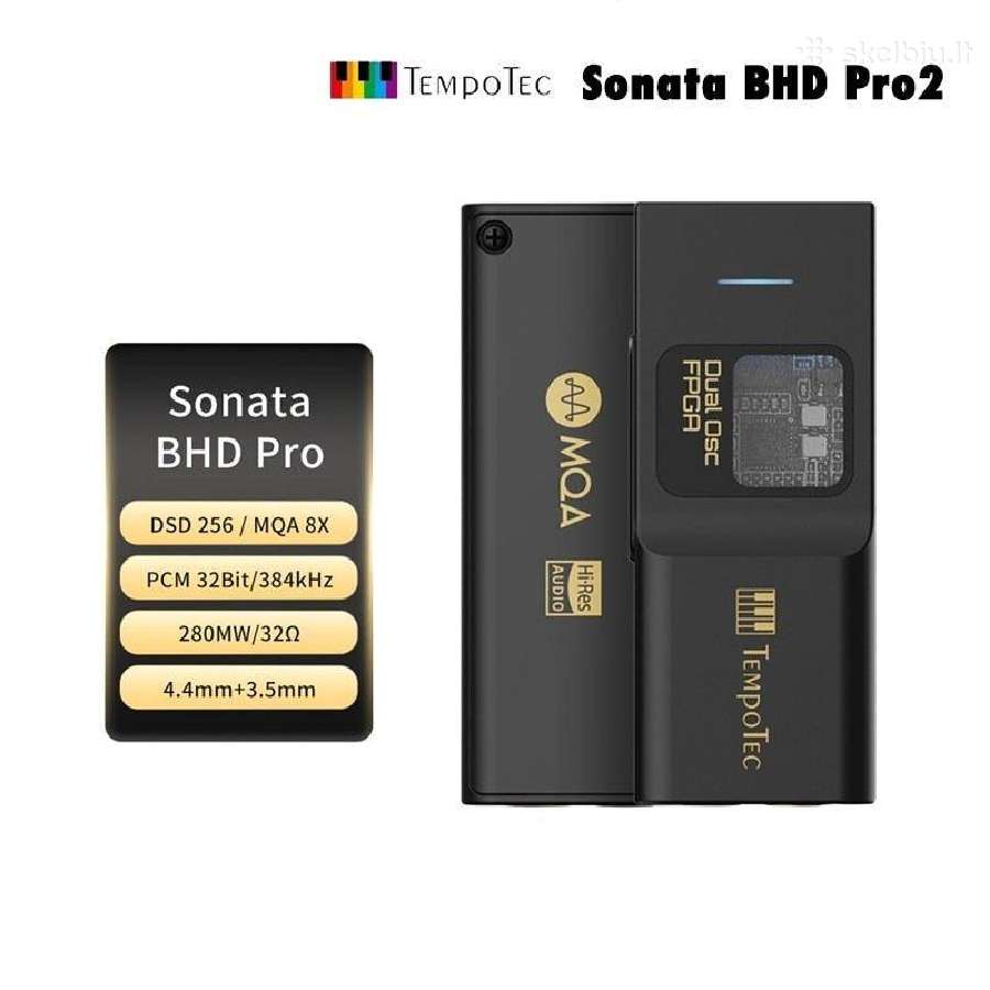 Tempotec bhd pro audiofilinis Dac amp