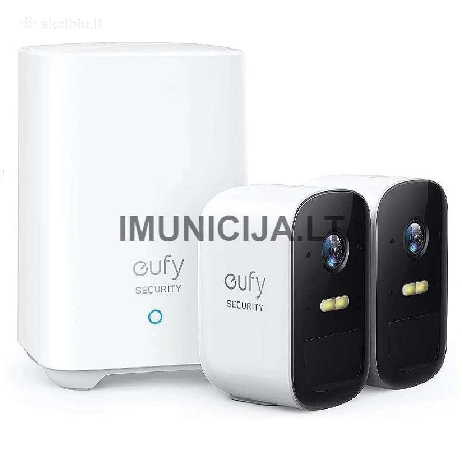 Eufycam 2c (2+1) stebėjimo kameros (Ekspo) +6mėn.