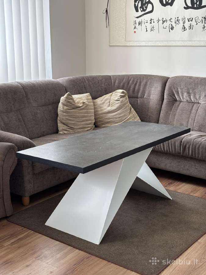 Stalas 140x59x59cm - Modernus, Tvirtas, Ilgaamžis - nuotraukos Nr. 2