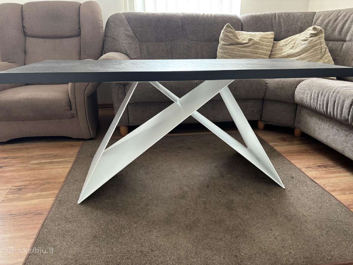 Stalas 140x59x59cm - Modernus, Tvirtas, Ilgaamžis - nuotraukos Nr. 3