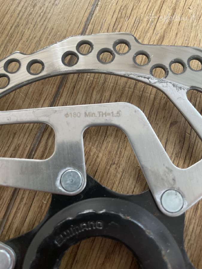 Naudotas Shimano galinis stabdžių diskas - nuotraukos Nr. 2
