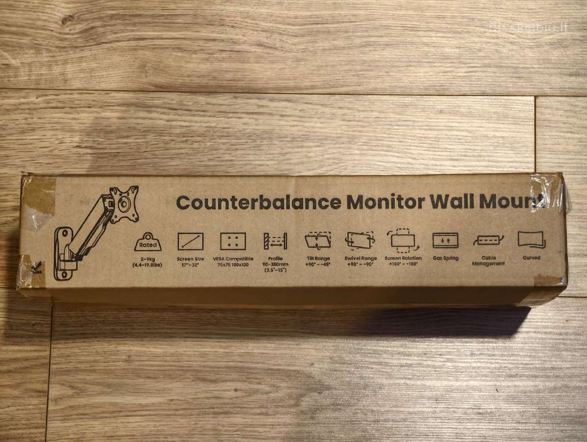 Monitoriaus laikiklis Logilink Bp0144, 17-32 9 kg - nuotraukos Nr. 3