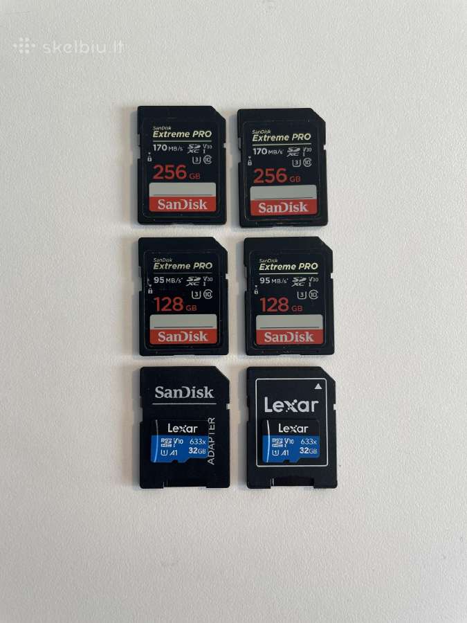 Sandisk Extreme Pro Sdxc kortelės 128 GB