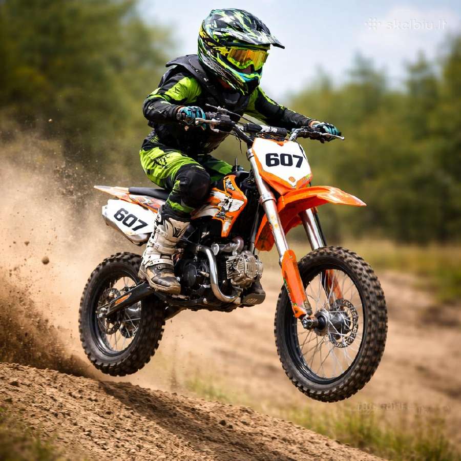 Krosinis motociklas 17/14 125cc su garantija!