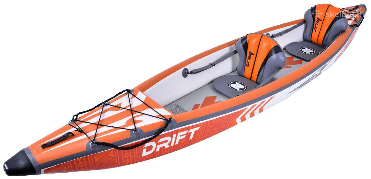 Dvivietis pripučiamas kajakas Zray Drift 426x81 cm - nuotraukos Nr. 2