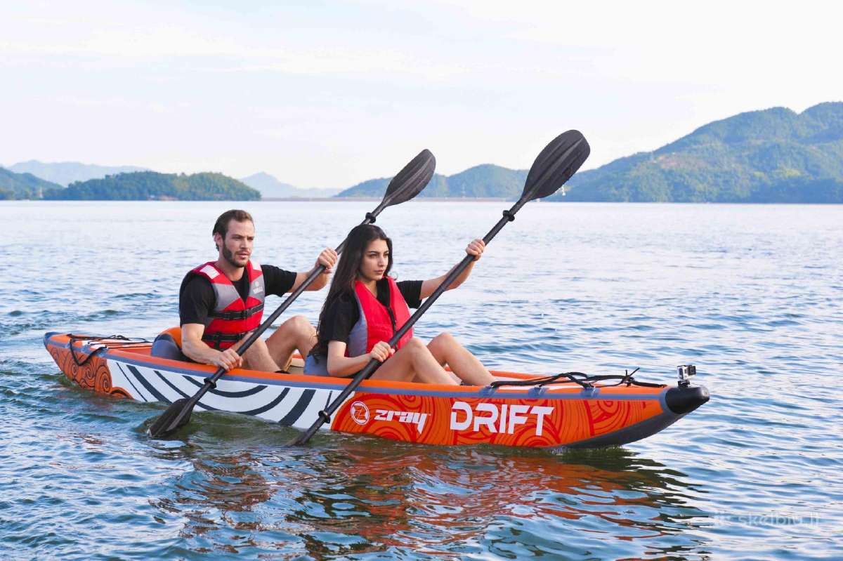 Dvivietis pripučiamas kajakas Zray Drift 426x81 cm - nuotraukos Nr. 3