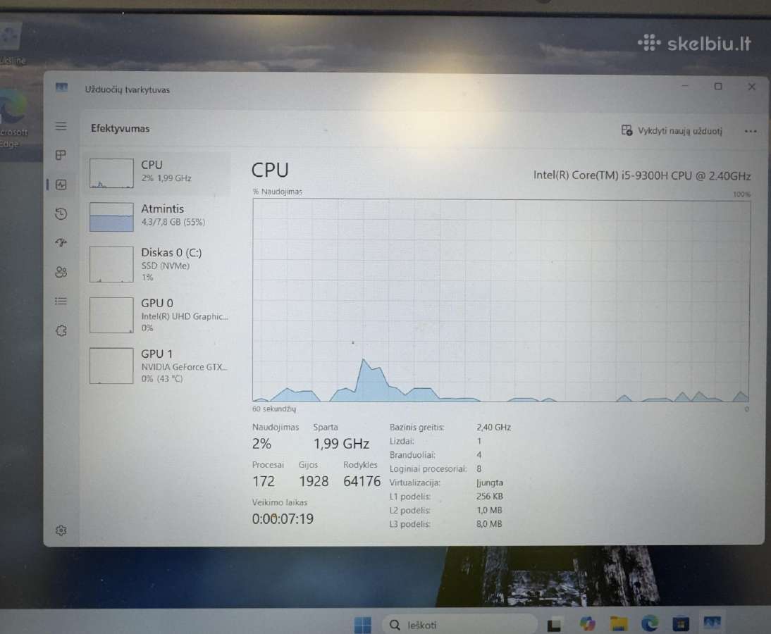 Dell G3 - nuotraukos Nr. 7