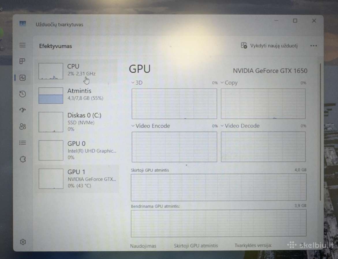 Dell G3 - nuotraukos Nr. 10