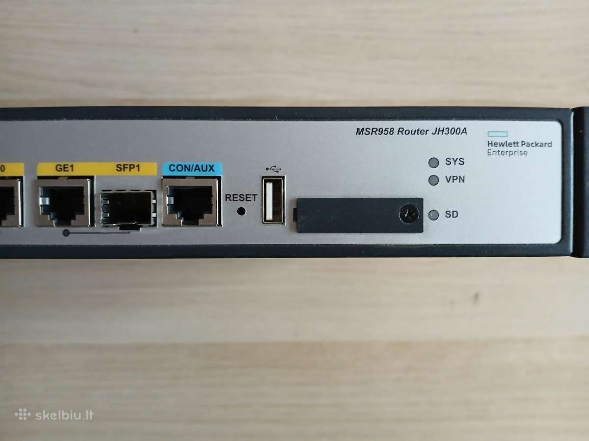 Maršrutizatorius Hp Msr958 - nuotraukos Nr. 4