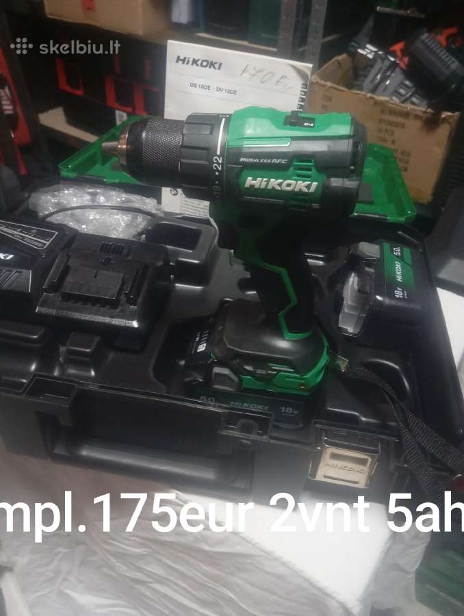 Hikoki(hitachi) 18v ir 36v irankiai - nuotraukos Nr. 7