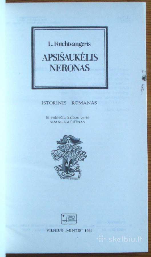 L. Foichtvangeris " Apsišaukėlis Neronas " - nuotraukos Nr. 2