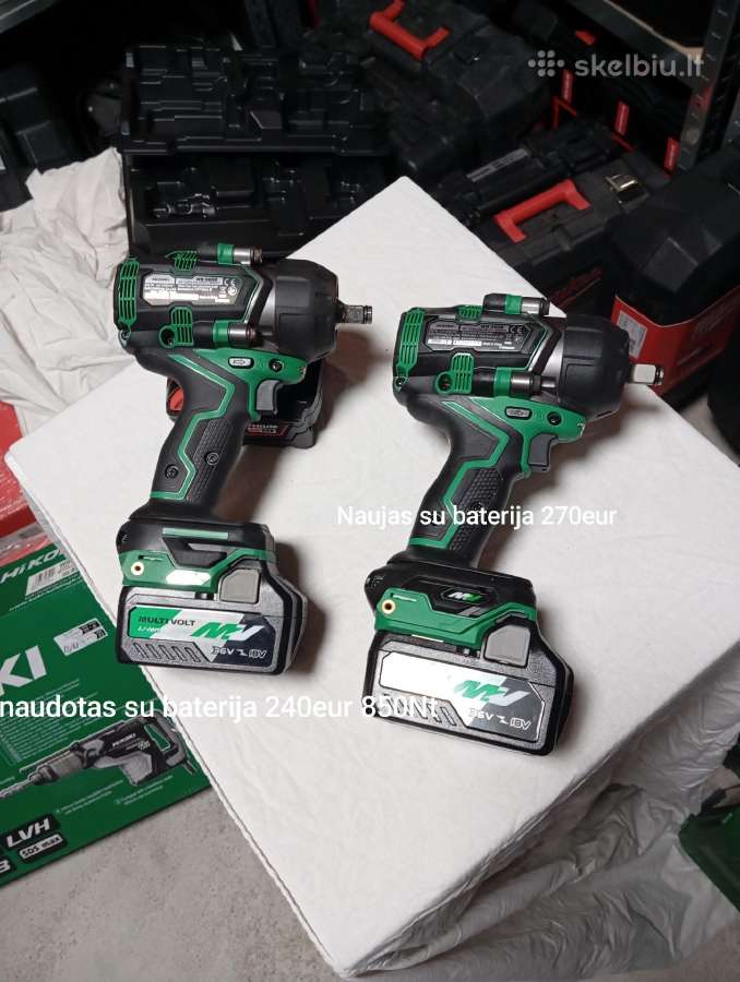 Hikoki(hitachi) 18v ir 36v irankiai - nuotraukos Nr. 12
