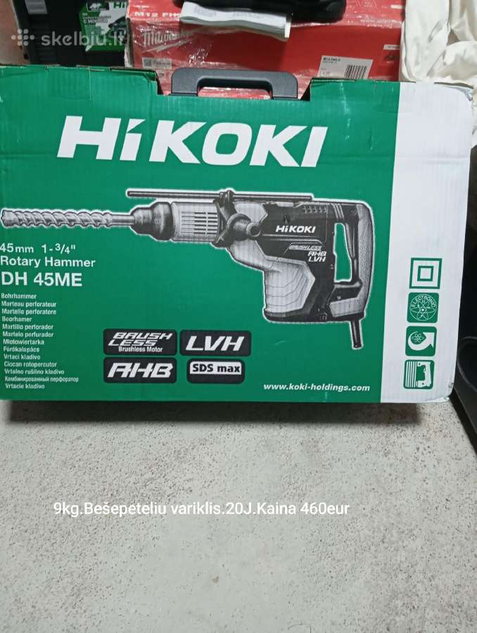 Hikoki(hitachi) 18v ir 36v irankiai - nuotraukos Nr. 13