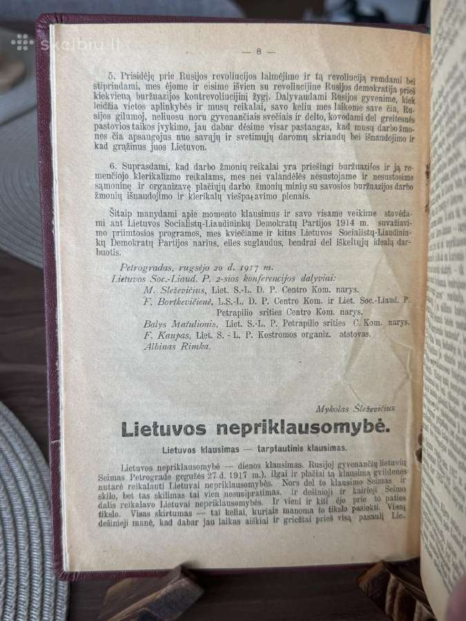 Varpas. Sausis 1918m. Nr 1 - nuotraukos Nr. 4