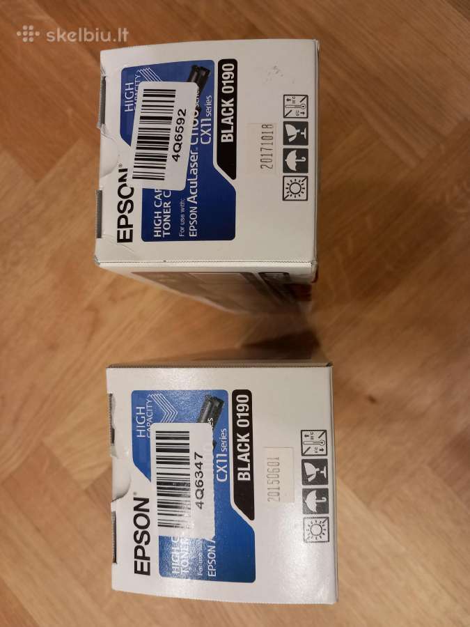 Epson juodo tonerio kartridžai (Black 0190)