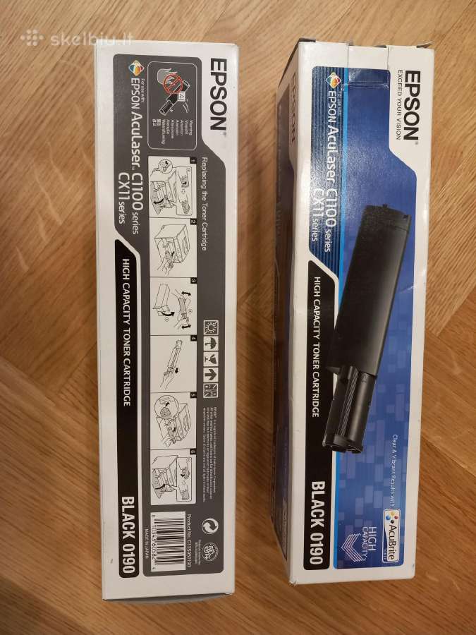 Epson juodo tonerio kartridžai (Black 0190) - nuotraukos Nr. 2