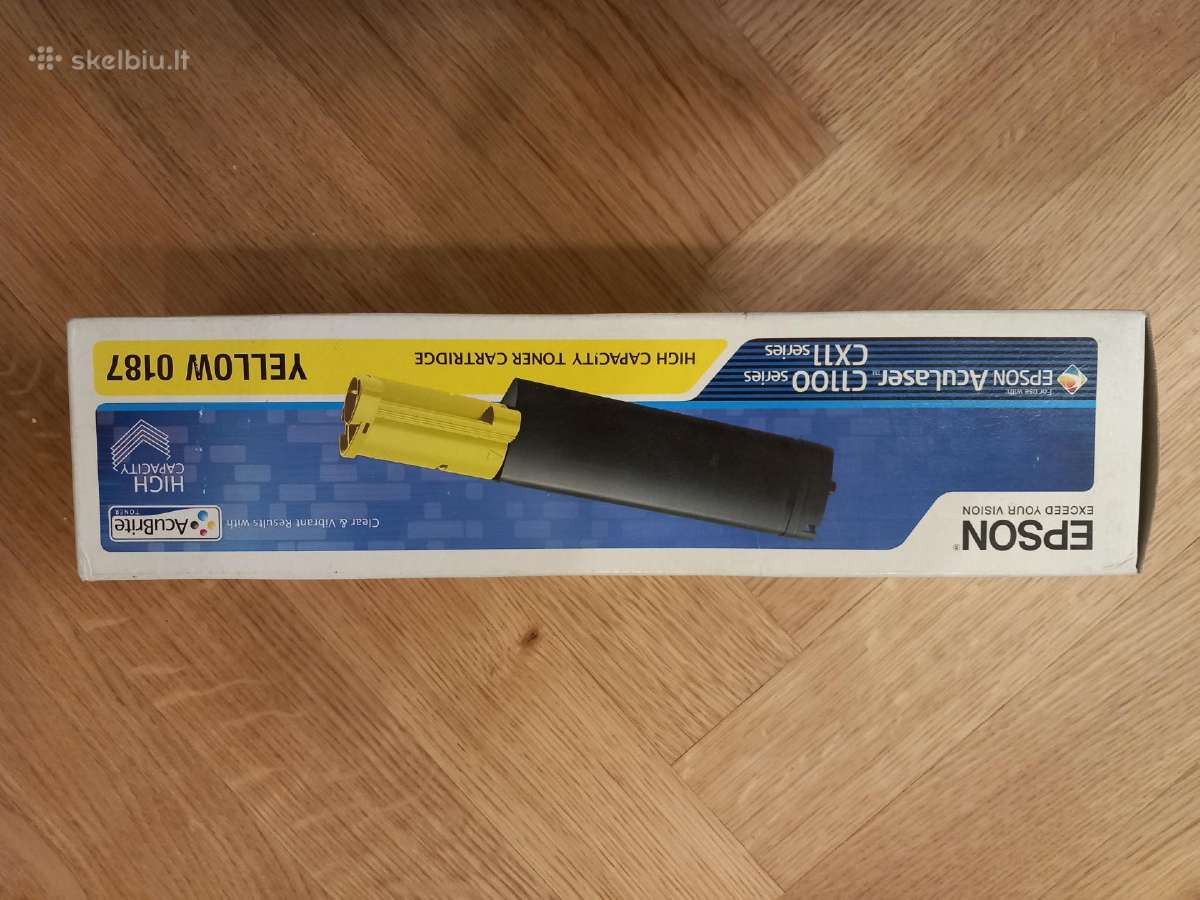 Epson geltono tonerio kartridžas Yellow 0187