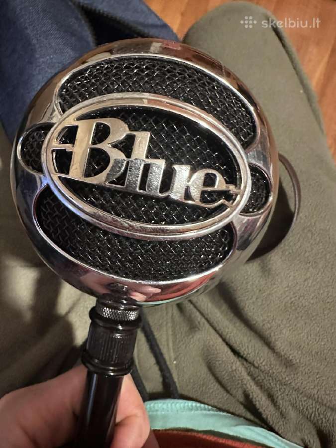 Mikrofonas Blue Snowball ice Usb, Baltas
