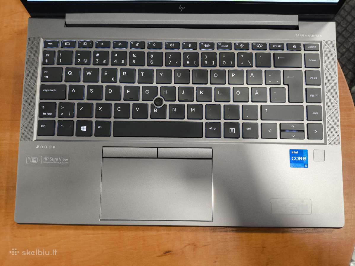 Zbook 14" i7-1165g7 32gb 512gb T500 4gb - nuotraukos Nr. 2