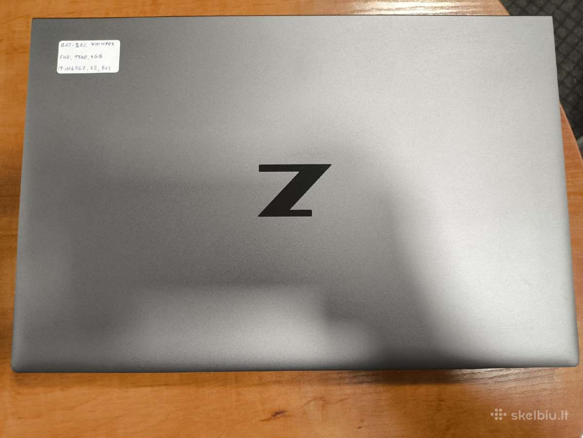 Zbook 14" i7-1165g7 32gb 512gb T500 4gb - nuotraukos Nr. 3
