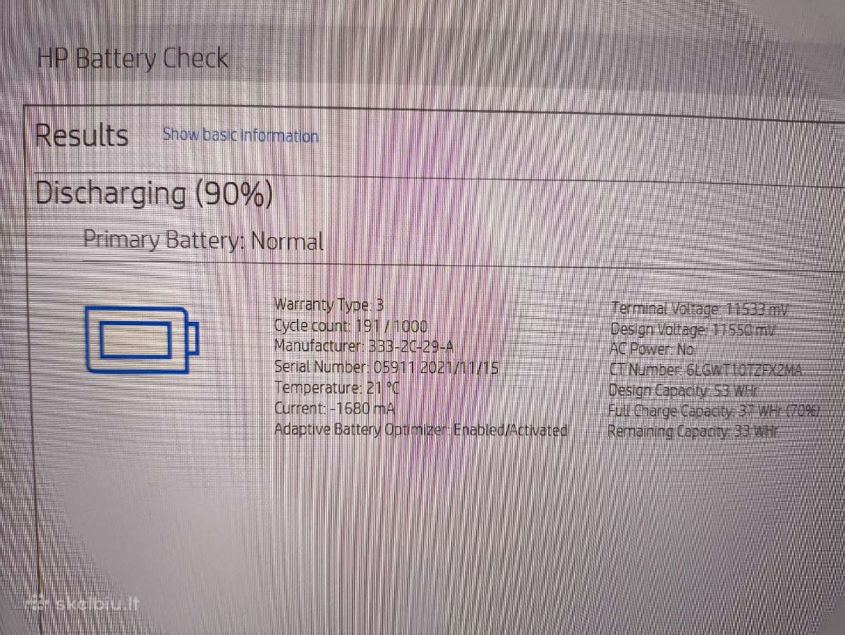 Zbook 14" i7-1165g7 32gb 512gb T500 4gb - nuotraukos Nr. 7