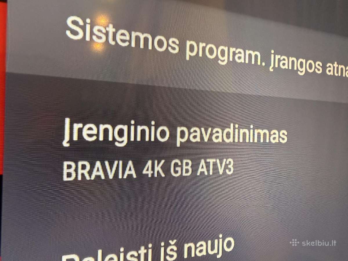 Sony 65 coliu TV, Kd-65xf7596 - nuotraukos Nr. 6