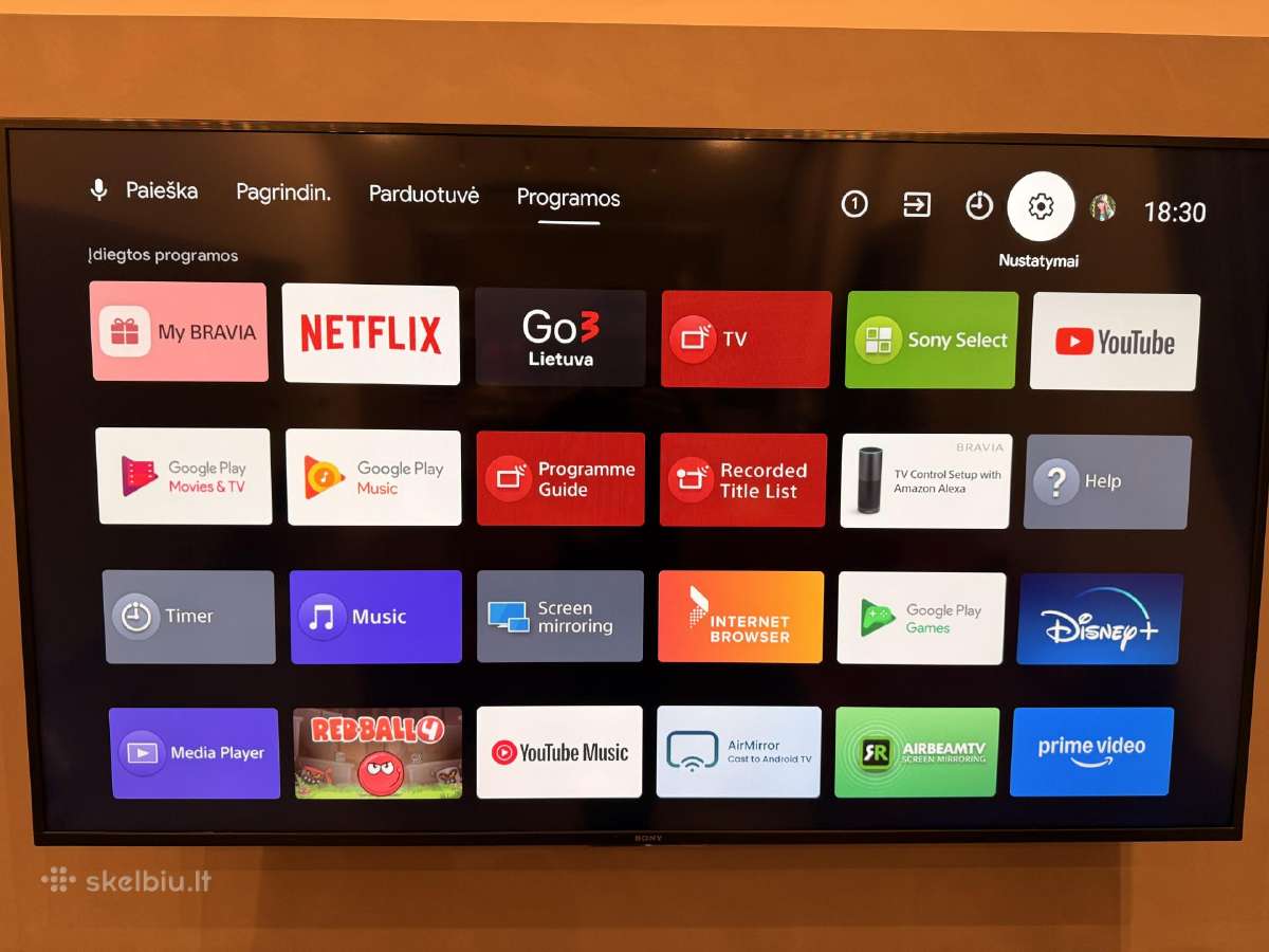 Sony 65 coliu TV, Kd-65xf7596