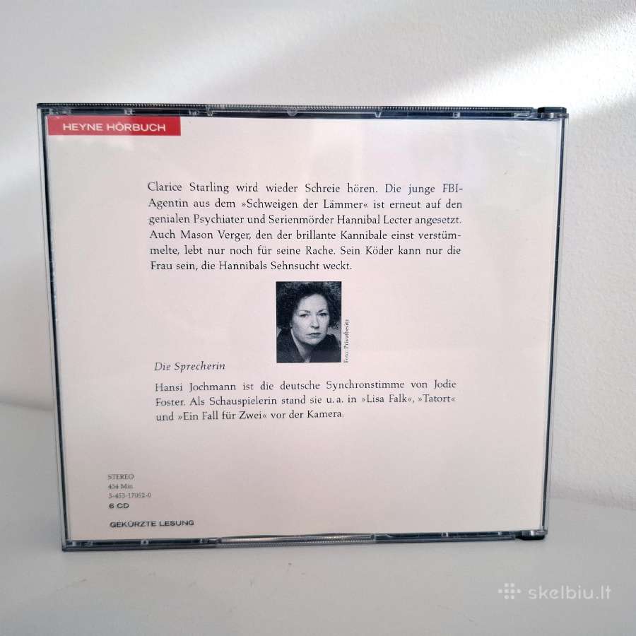Hansi Jochmann, Thomas Harris - Hannibal (6 x CD) - nuotraukos Nr. 2