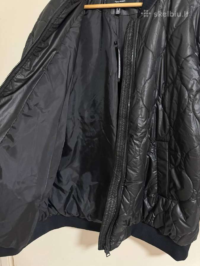 Vero Moda nauja juoda dygsniuota striukė XL dydis - nuotraukos Nr. 3