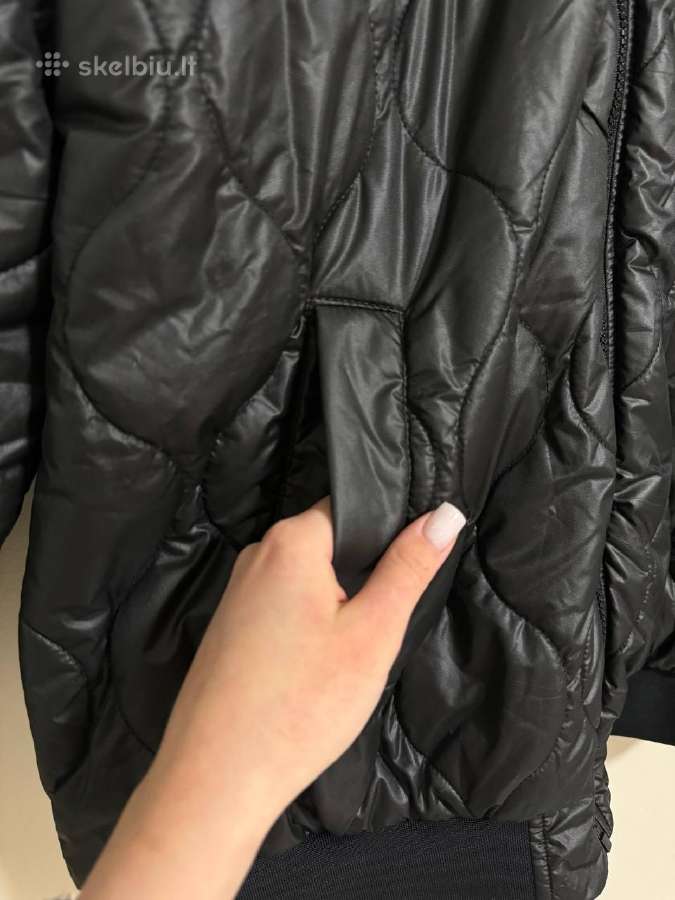 Vero Moda nauja juoda dygsniuota striukė XL dydis - nuotraukos Nr. 5