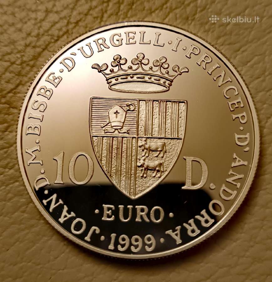 Andoros 10 dinarų kolekcinė moneta
