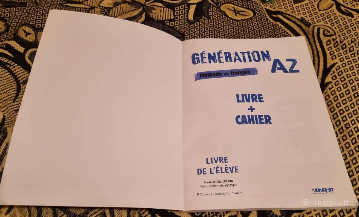 Generation A2 Prancūzų k. vadovėlis - nuotraukos Nr. 8