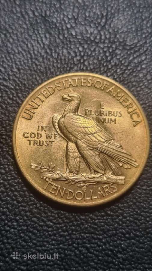 Parduodu 10 auksiniu doleriu moneta 1915 m - nuotraukos Nr. 7