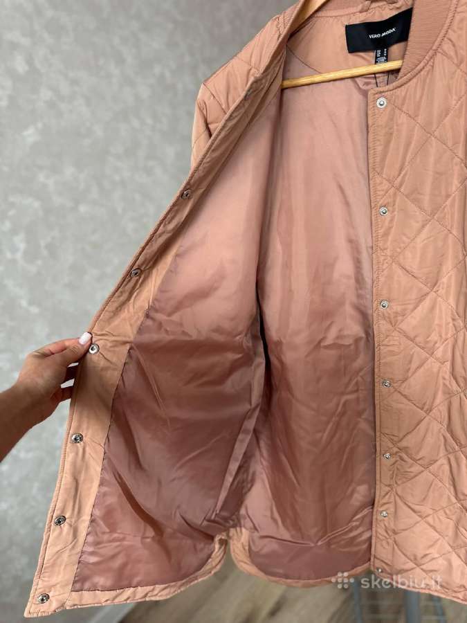 Vero Moda naujas dygsniuotas paltukas/ilga striukė - nuotraukos Nr. 4