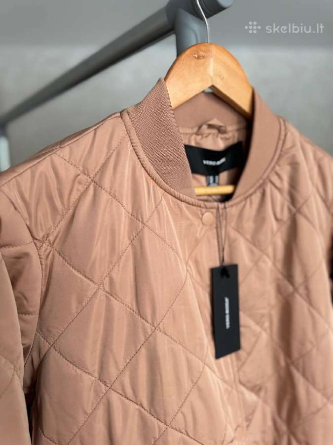 Vero Moda naujas dygsniuotas paltukas/ilga striukė - nuotraukos Nr. 2