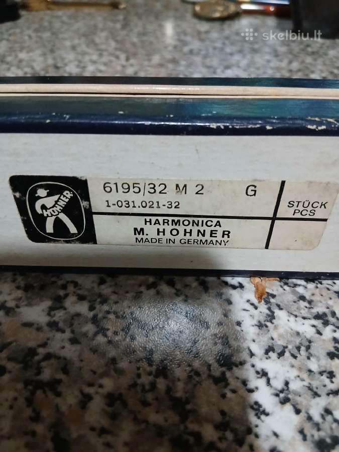 Kolekcinė M.hohner armonikėlė - nuotraukos Nr. 4