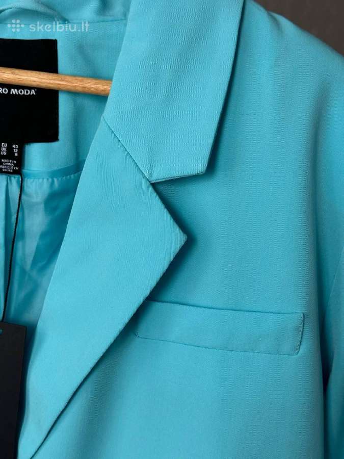Vero Moda naujas šviesiai mėlynas blazer Eu40/m-l - nuotraukos Nr. 5