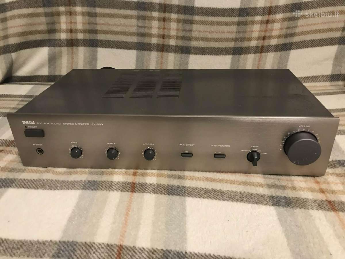 Yamaha Ax-350 – klasikinis japoniškas stiprintuvas