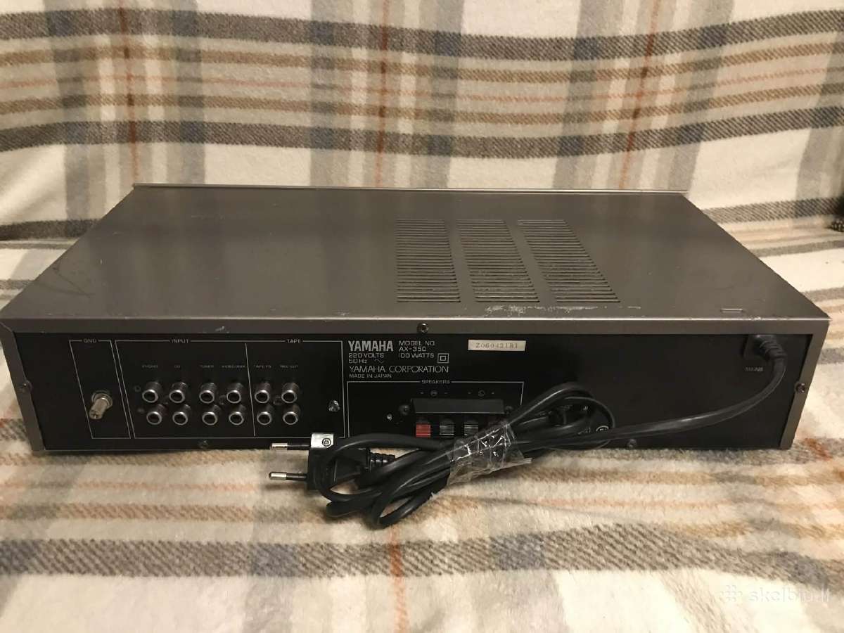 Yamaha Ax-350 – klasikinis japoniškas stiprintuvas - nuotraukos Nr. 5